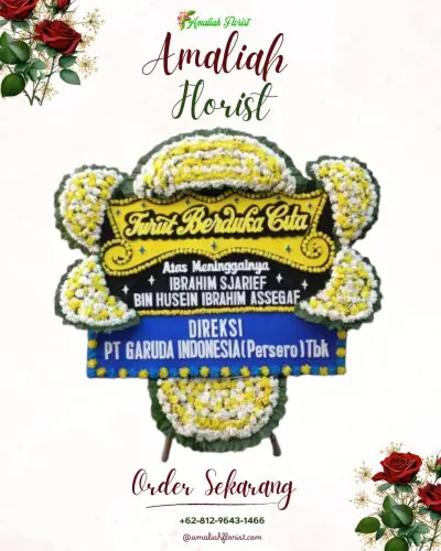 Papan Bunga Duka di Dawan Kaler