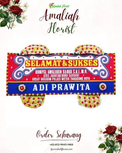 Karangan Bunga Ucapan Selamat di Dawan Kaler